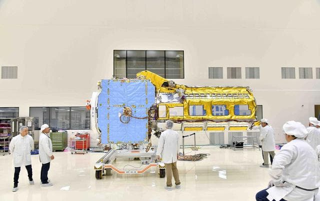NASA image: Main Components of NISAR Satellite Joined