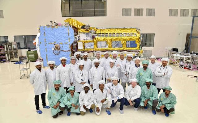 NASA image: U.S.-Indian Team Collaborates to Assemble Main Components of NISAR