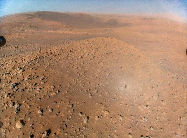 NASA image: Ingenuity Captures Perseverance at Belva Crater