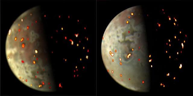 NASA image: Io in Color and Infrared