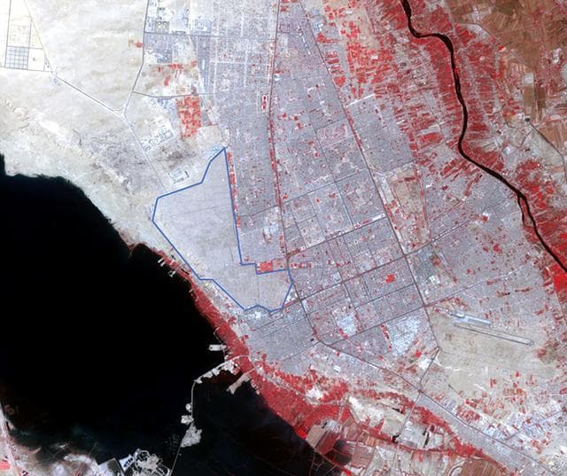 NASA image: Najaf, Iraq