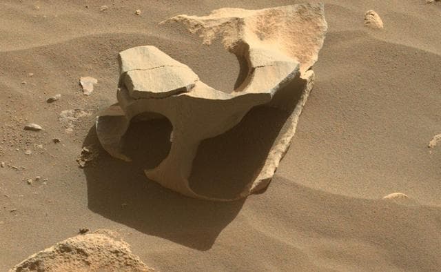 NASA image: Perseverance Finds a Hollowed-Out Rock