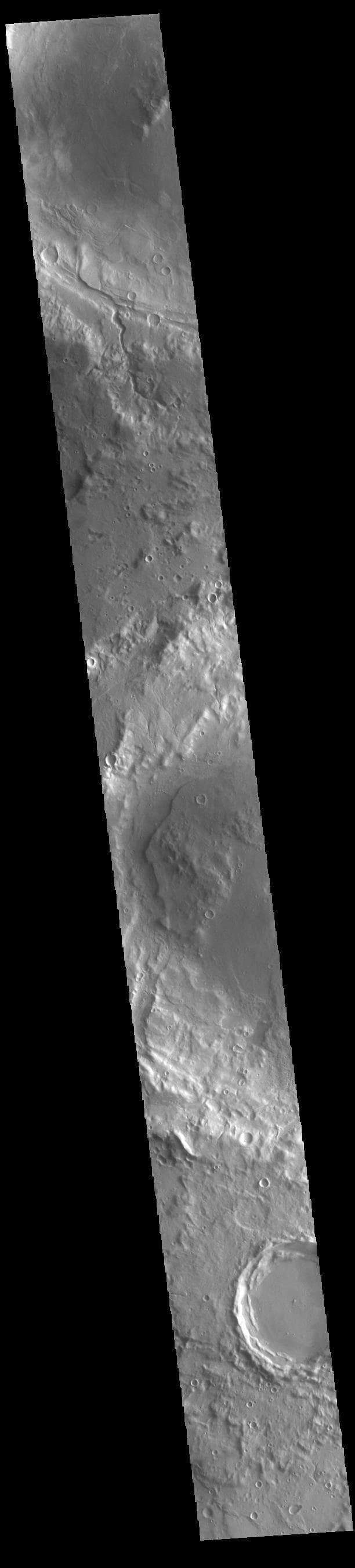 NASA image: Arabia Terra Craters