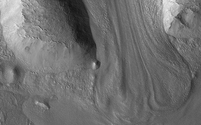 NASA image: Glacier-like Features on Mars