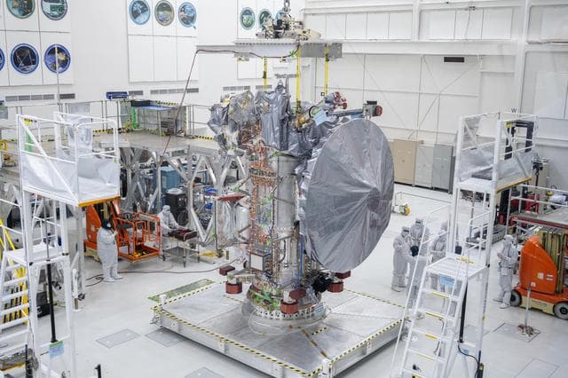 NASA image: Powerful Antenna Installed On Europa Clipper