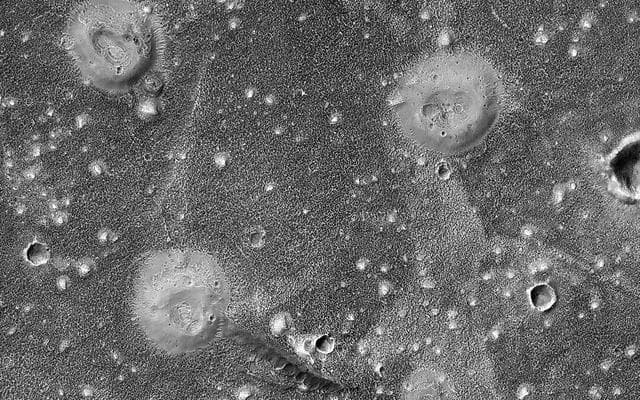 NASA image:  Muddy Mounds