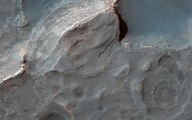 NASA image: A Sedimentary Fan in Southeast Gale Crater