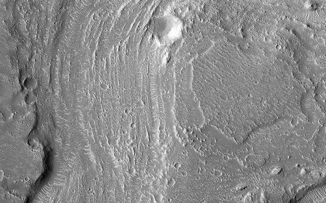 NASA image: Fluvial Landforms in Granicus Valles