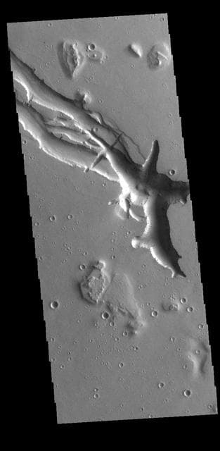 NASA image: Hebrus Valles