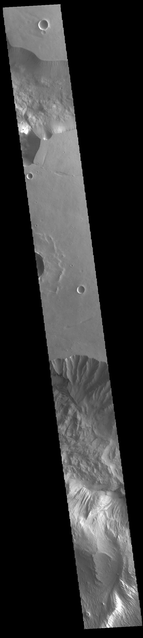 NASA image: Hebes and Ophir Chasmata