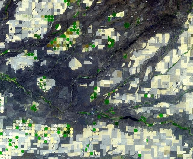 NASA image: Channeled Scablands, Washington