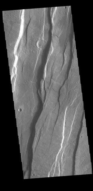 NASA image: Tantalus Fossae