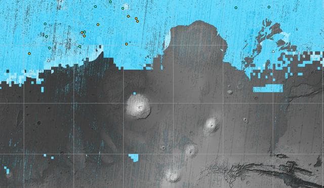 SWIM Map Shows Subsurface Water Ice on Mars