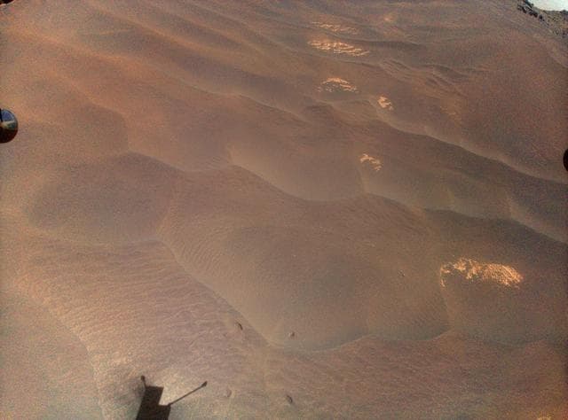 NASA image:  Ingenuity Views Its Footprints on Flight 66