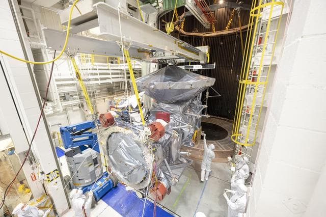 NASA image: Europa Clipper Rolls Into Thermal Vacuum Testing