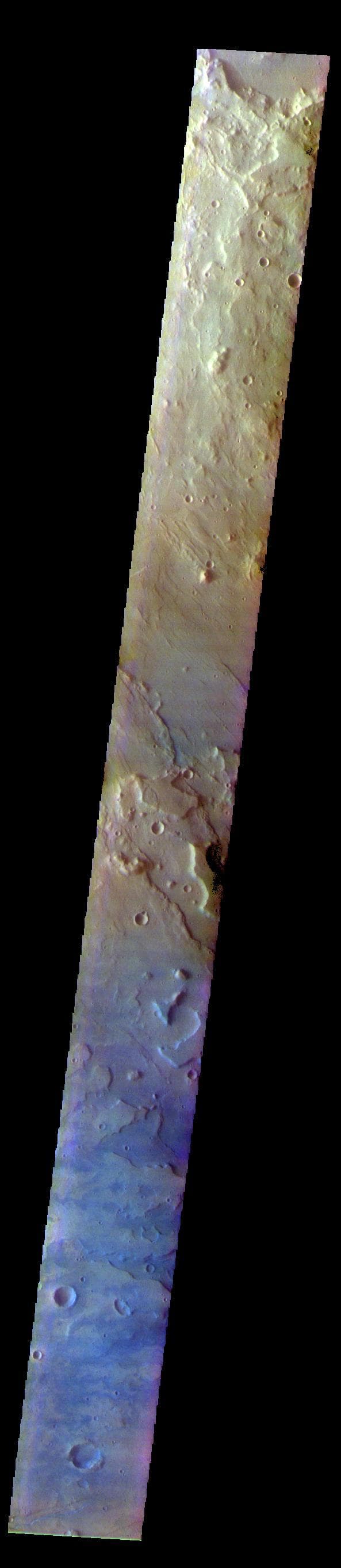 NASA image: Terra Sirenum - False Color