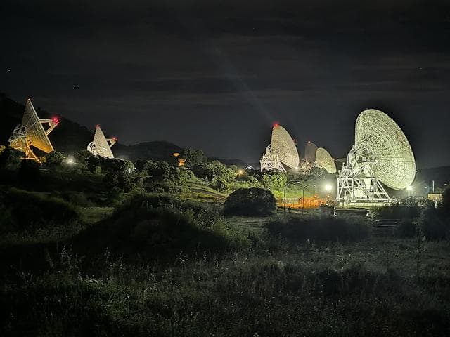 NASA image: Six Deep Space Network Antennas in Madrid Arrayed For the First Time