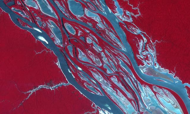 NASA image: Amazon Drought