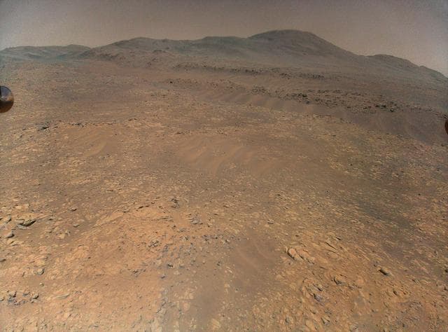 NASA image:  Ingenuity's Landing Spot During Mars Solar Conjunction
