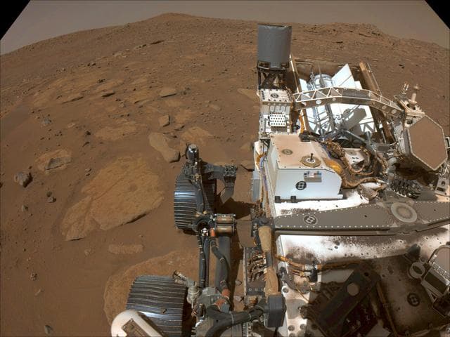 NASA image:  Perseverance's Parking Spot During Conjunction