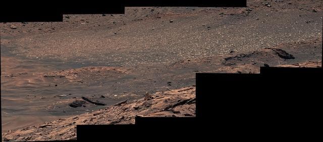 NASA image: Curiosity Takes a Last Look at Sulfur Stones