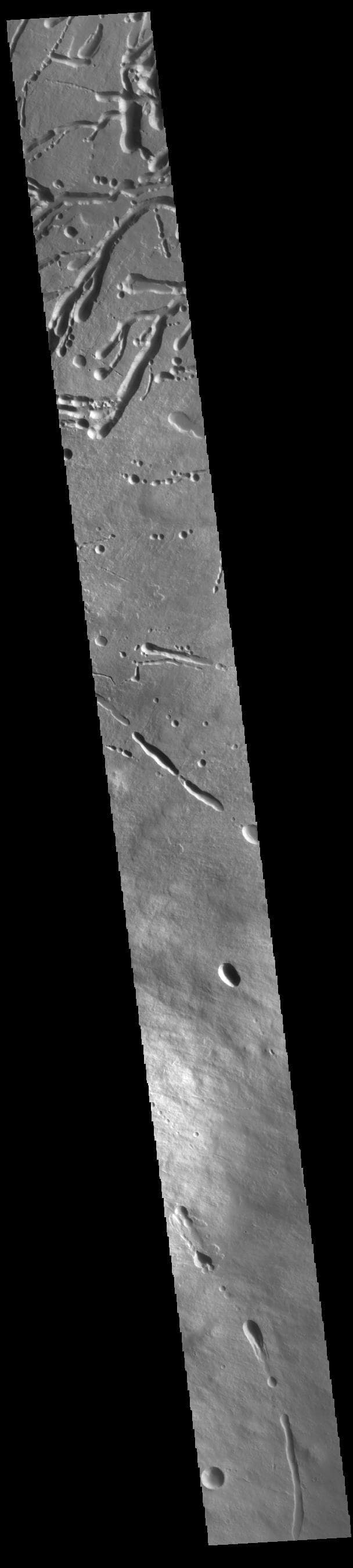 NASA image: Ascraeus Mons Flank