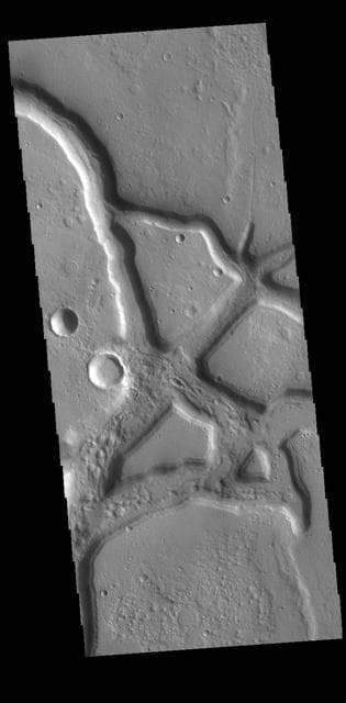 NASA image: Idaeus Fossae