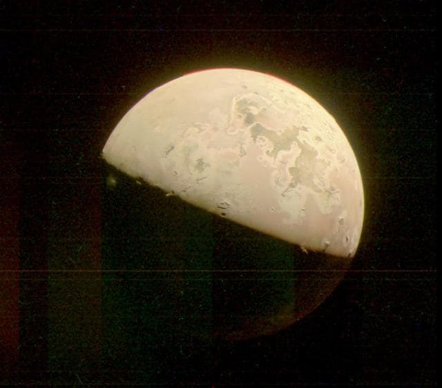 NASA image:  Io Plume Captured by JunoCam