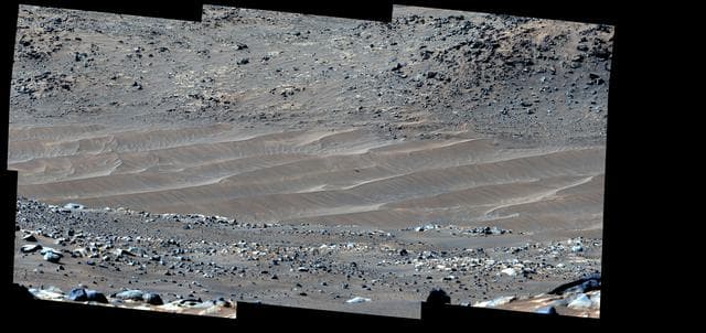 NASA image: Perseverance Spots Ingenuity at Its Final Airfield