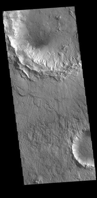 NASA image: Acidalia Planitia Crater