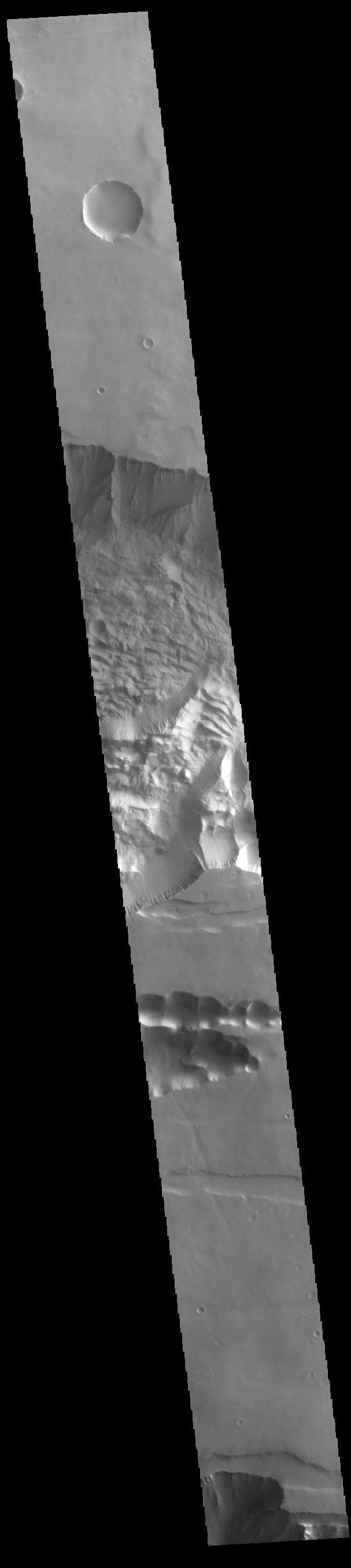 NASA image: Tithonium Chasma