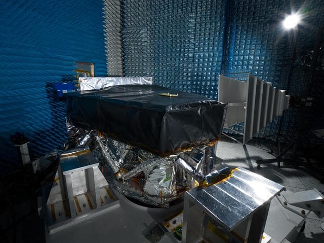NASA image: Roman Coronagraph Undergoes Electromagnetic Interference Testing