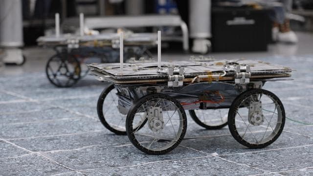 NASA image: NASA's CADRE Rover Takes an Autonomous Drive