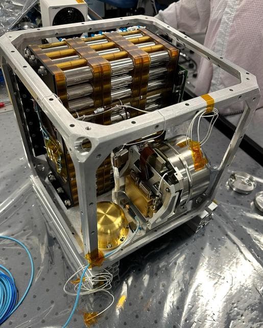 NASA image: Farside Seismic Suite's Cube Within a Cube