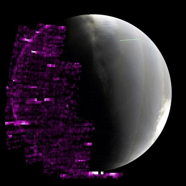 NASA image: MAVEN Detects Auroras During Solar Storm in 2024