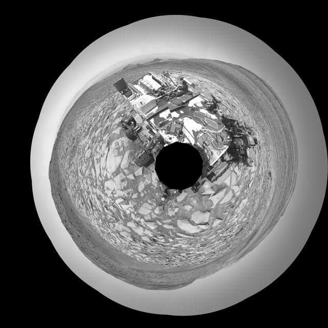 NASA image: Curiosity Takes a Navcam Selfie