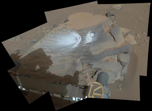 NASA image: Perseverance's View of 'Bunsen Peak'