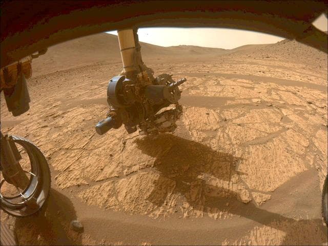 NASA image: Perseverance's Abrasion Patch at 'Walhalla Glades'