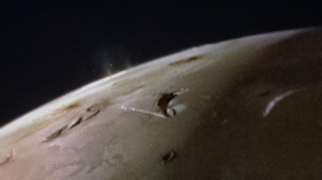 NASA image: JunoCam Captures Io Spouting Off