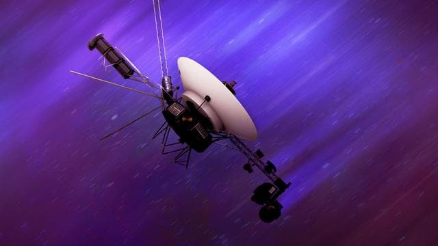 NASA image: NASA's Voyager Probe Speeds Through Space (Artist's Concept)