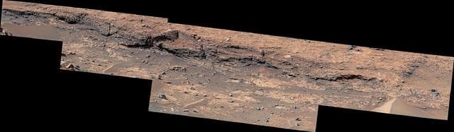 NASA image:  Curiosity's Detailed View of 'Fascination Turret'