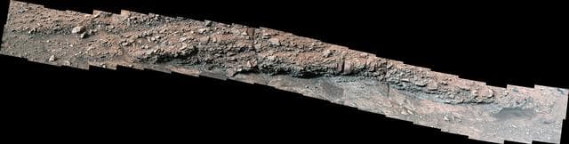 NASA image: Curiosity Views Rocks With 'Halos'