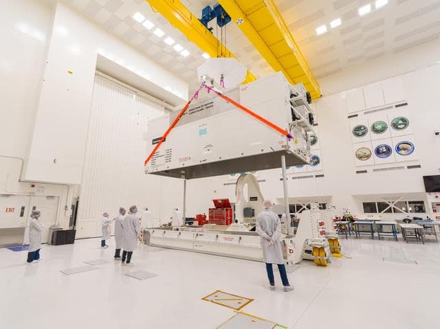 NASA image: Lifting the Lid: NEO Surveyor's Medium Articulating Assembly Dolly