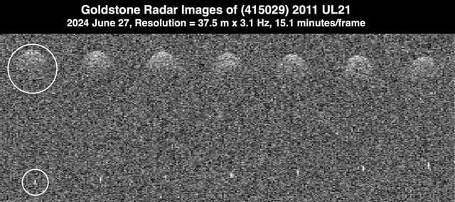 NASA image: Goldstone Planetary Radar Observes Binary Asteroid 2011 UL21