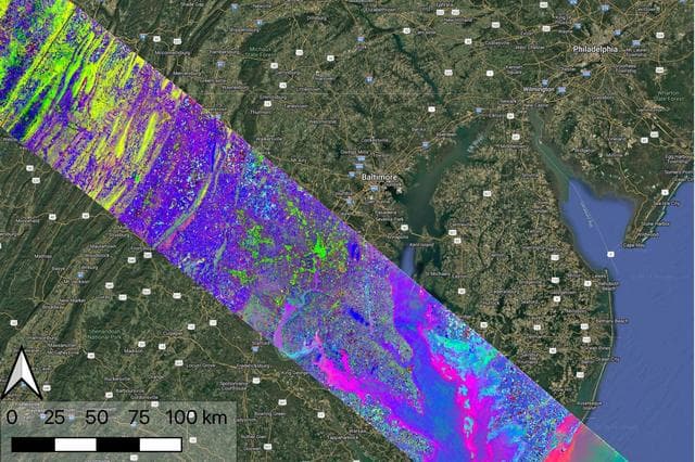 NASA image: NASA's EMIT Collects Data on Mid-Atlanic Plant Communities