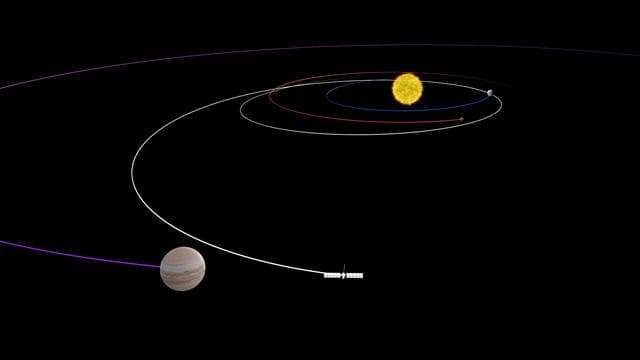 NASA image: Europa Clipper's Looping Journey to Jupiter (Artist's Concept)