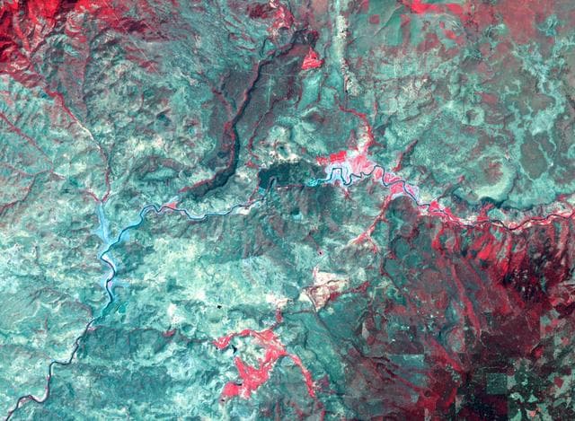 NASA image: Klamath River, OR and CA