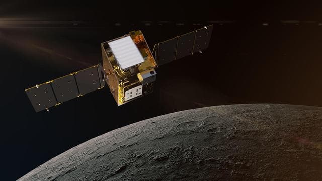 NASA image: NASA's Lunar Trailblazer in Orbit Around the Moon (Artist's Concept)