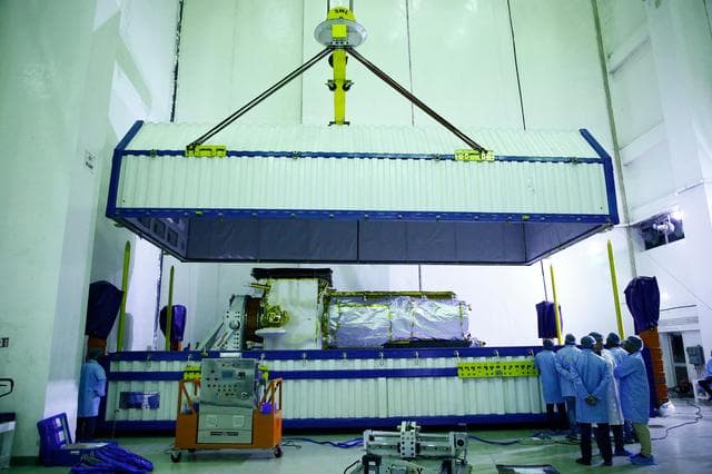 NASA image: NISAR Arrives at Indian Launch Site