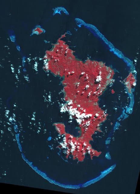 NASA image: French Overseas Terrritory of Mayotte, Indian Ocean